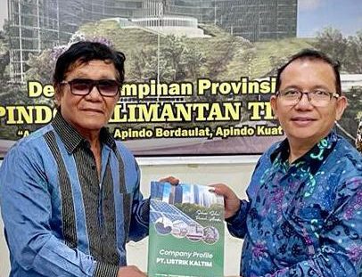 SAMBUT INVESTOR : Nixson bersama Ketua DPP Apindo Kaltim, siap bekerjasama menyambut investor Malaysia – China