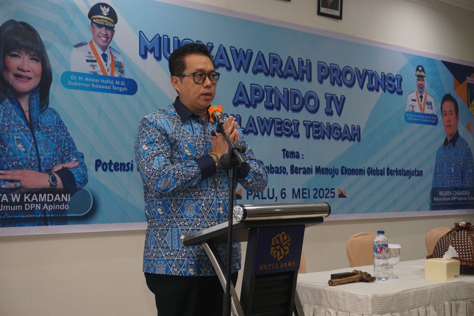 Wijaya Chandra Nahkodai DPP APINDO Sulawesi Tengah