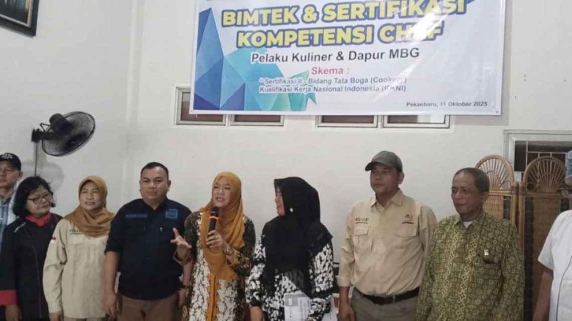 Apindo Pekanbaru Gelar Bimtek dan Sertifikasi Chef Dukung Program Makan Bergizi Gratis