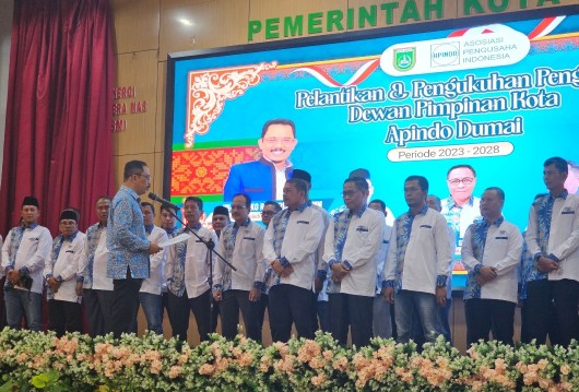 Resmi Dilantik, Pengurus Apindo Dumai Siap Dorong Pertumbuhan Ekonomi Lokal