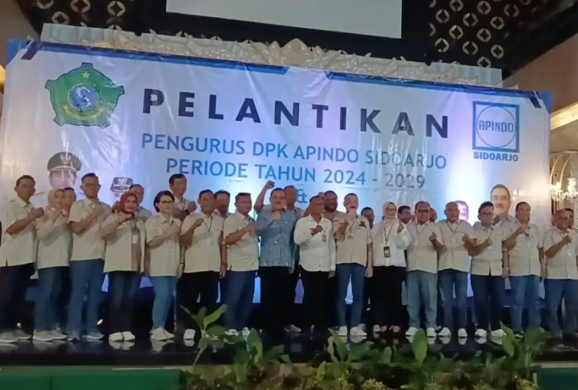 Apindo Sidoarjo Resmi Lantik Pengurus Baru 2024-2029, Tegaskan Komitmen Serap Tenaga Kerja Lokal