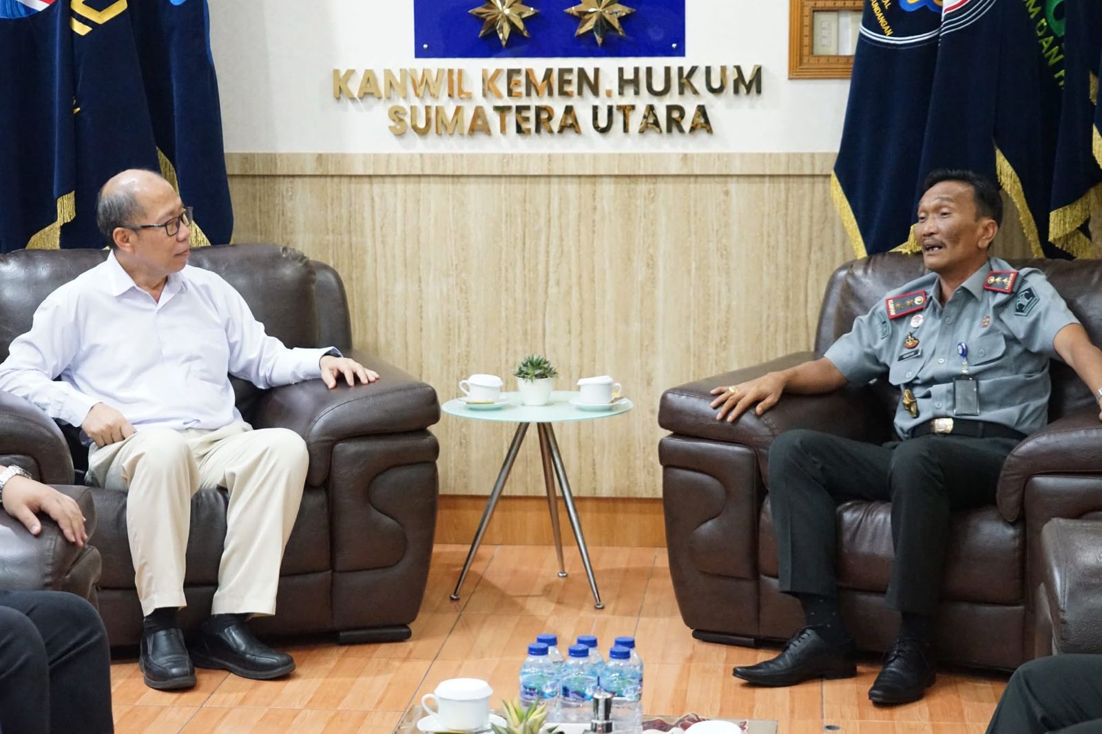 North Sumatra Regional Office of the Ministry of Law and Human Rights Welcomes Courtesy Visit from APINDO Provincial Board