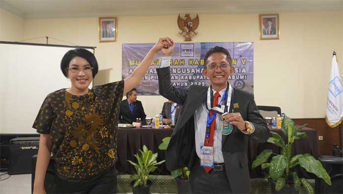 APINDO Kabupaten Sukabumi Kembali Dinahkodai Sudarno Periode 2025-2030