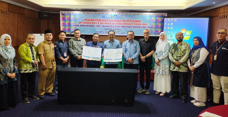 Gelar MSIB, SKK Migas Wilayah Sumbagut Bersama Apindo Riau Tandatangani Kesepakatan Kerjasama