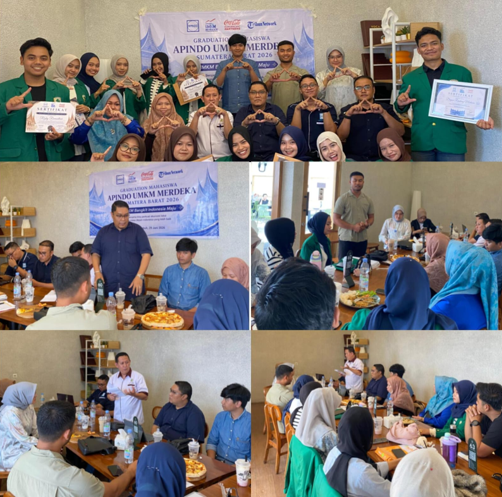 Graduation Mahasiswa Magang APINDO UMKM Merdeka Mandiri 2026  di DPP Sumatera Barat
