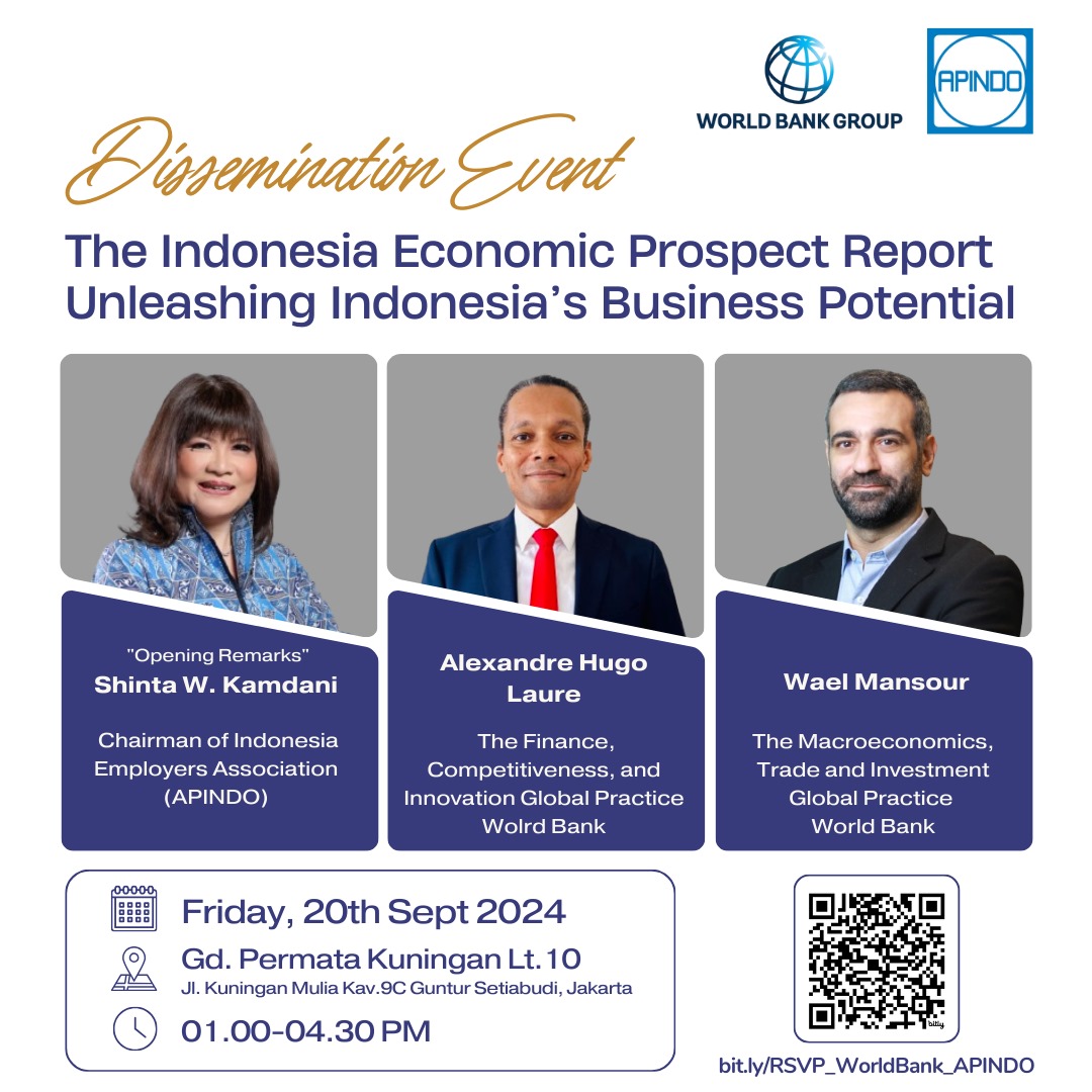 Diseminasi Hasil Kajian World Bank Prospek Ekonomi Indonesia
